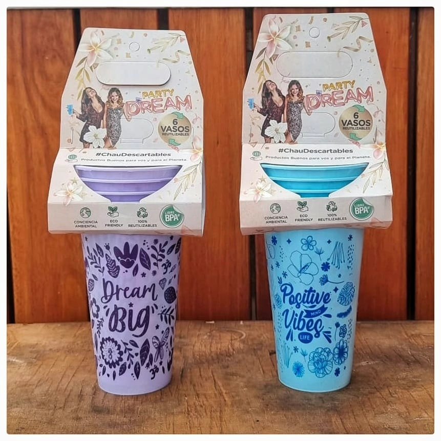 Vasos x6 - Party Dream - Imagen 2