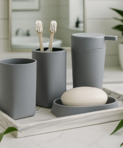 Set de Baño 4 piezas - Gris