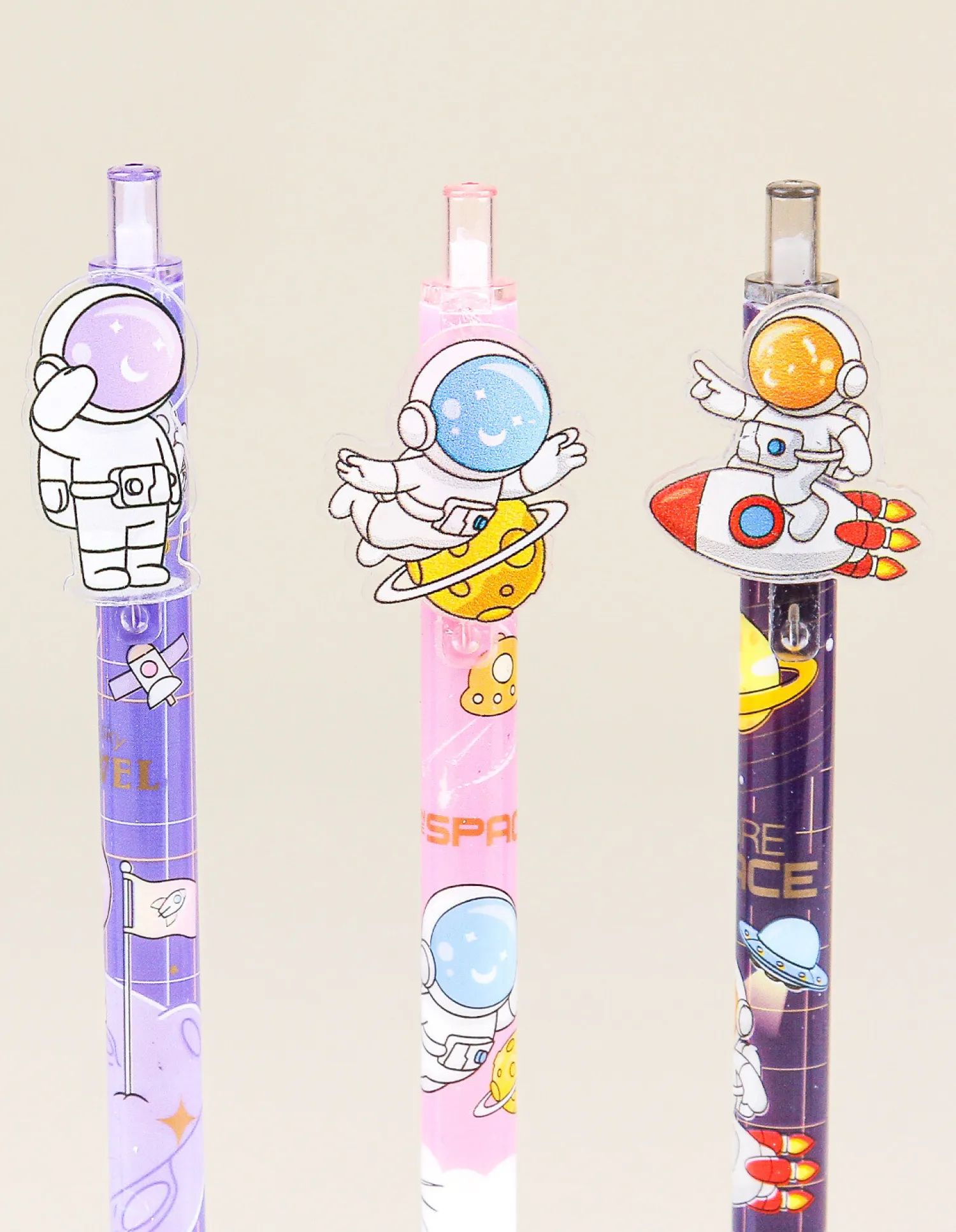 Lapicera Gel - Astronauta x3