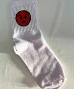 Medias Tenis - Emoji Enojado