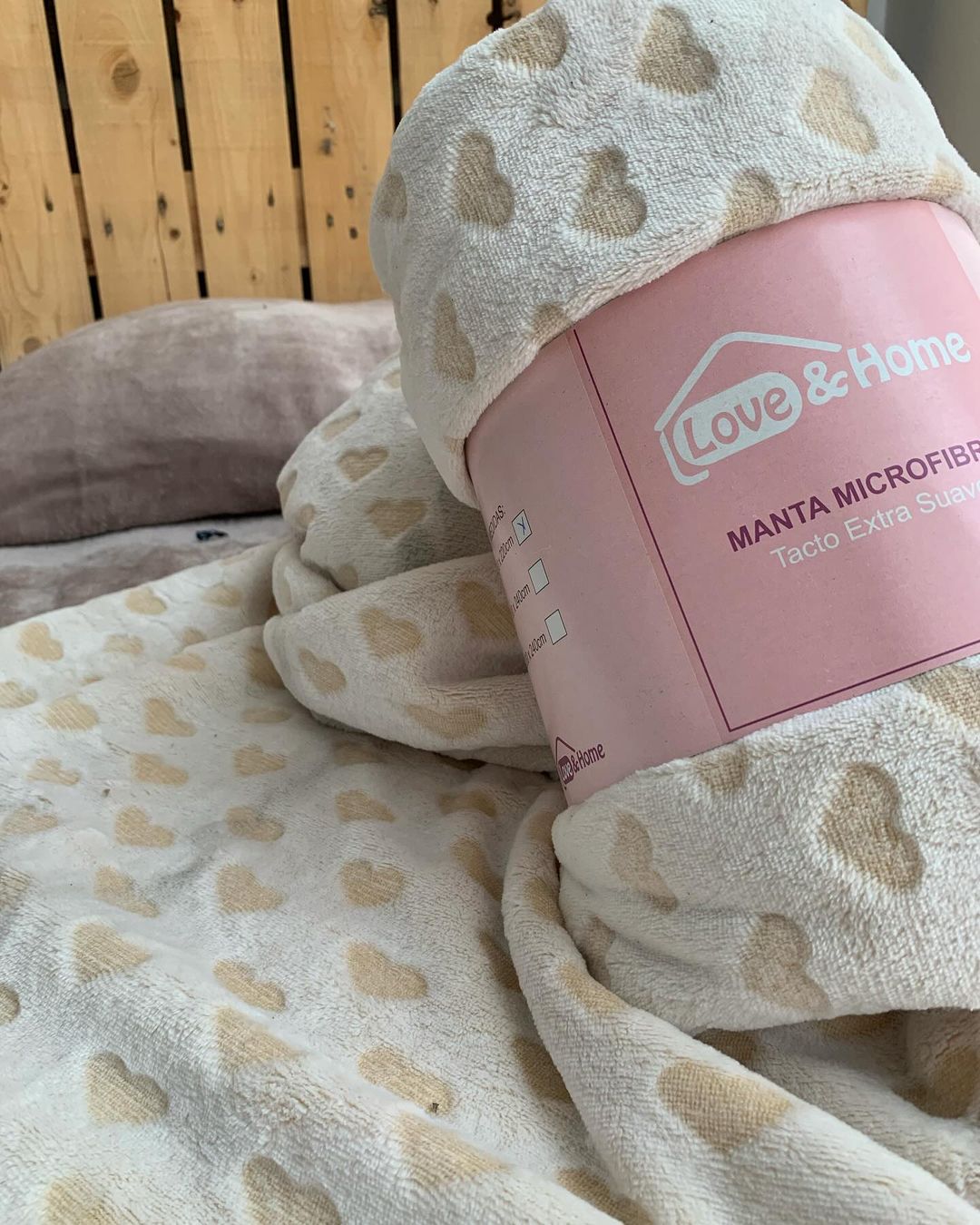 Frazada Lisa/Estampada - Love & Home 160 X220