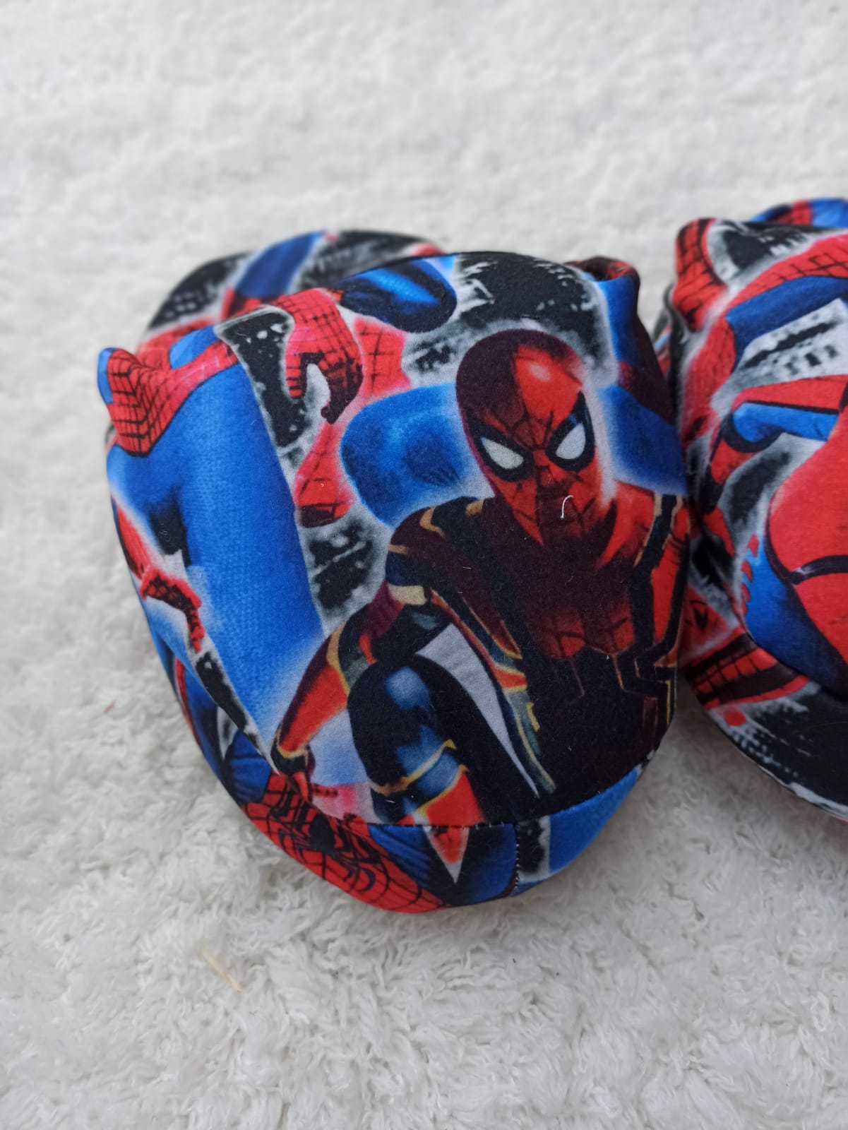 Pantuflon Sublimado - Mucho Spiderman (Azul) - Imagen 2