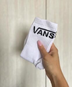 Media 3/4 PREMIUM - Vans BLANCAS