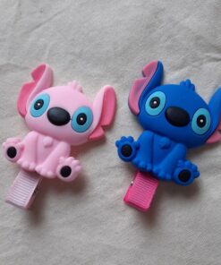 Hebillas/Colitas de Pelo -  Stitch x6