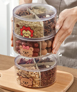 Alternative view of Taper Para Alimentos con 4 Divisiones - Helid Fanda