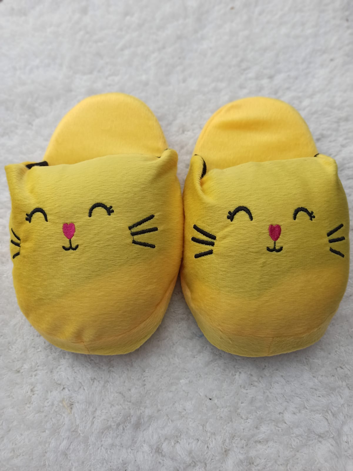 Pantuflon Soft - Gato (amarillo)