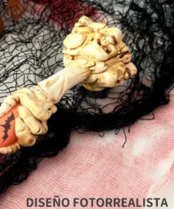 Adorno de Halloween - Vela Mano de Esqueleto - Imagen 4