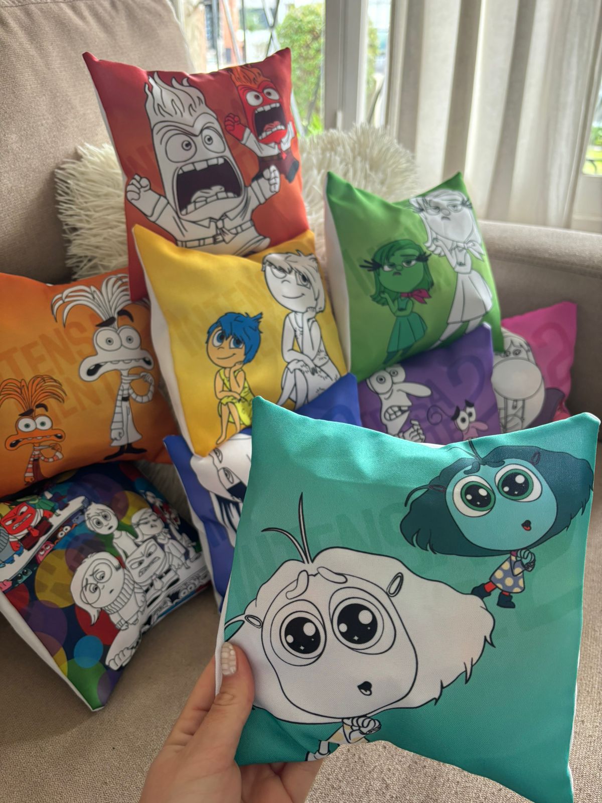 Mini Almohadon para Colorear- INTENSAMENTE - Imagen 9