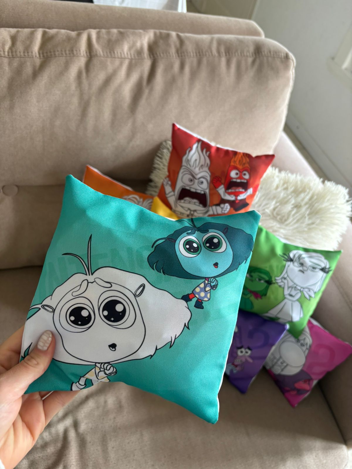 Mini Almohadon para Colorear- INTENSAMENTE