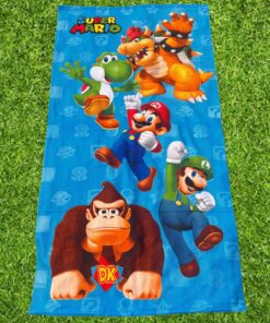 MEGA OFERTA!! Toallon Playero - Super Mario