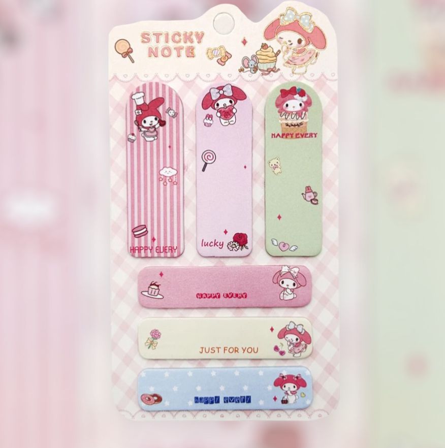 Notas Adhesivas en Tiras- BTS/SANRIO - Imagen 3