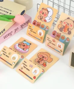Block de notas + banderitas - Capybara