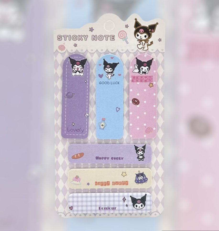 Notas Adhesivas en Tiras- BTS/SANRIO