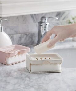 Jabonera de PVC Doble