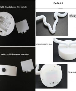 Alternative view of Lampara de Neon - Cactus