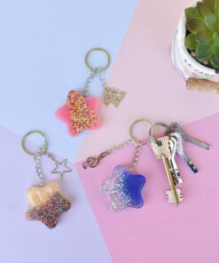 Llaveros Con Glitter