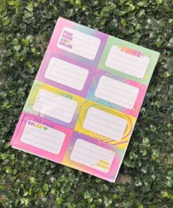 Etiquetas Escolares - Pastel