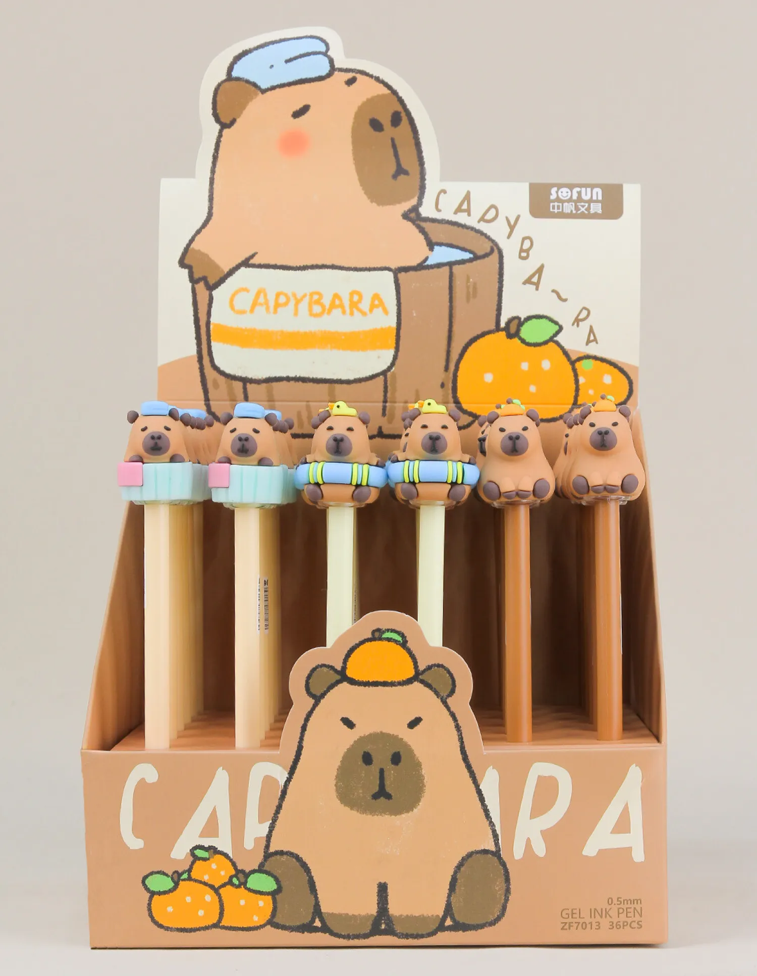 Lapicera Borrable - Capybara x3 - Imagen 2