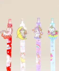 Lapicera Gel - Unicornio x4