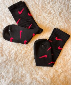 Media 3/4 PREMIUM Muchos Nike - Negro con Fucsia