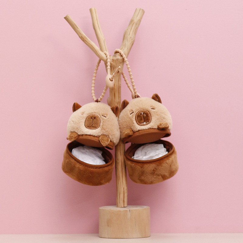 Llavero con Porta Auriculares - Capybara - Imagen 2