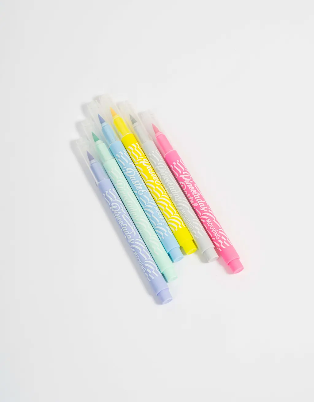 Marcadores Pinceladas Pastel x6 - Mooving - Imagen 2