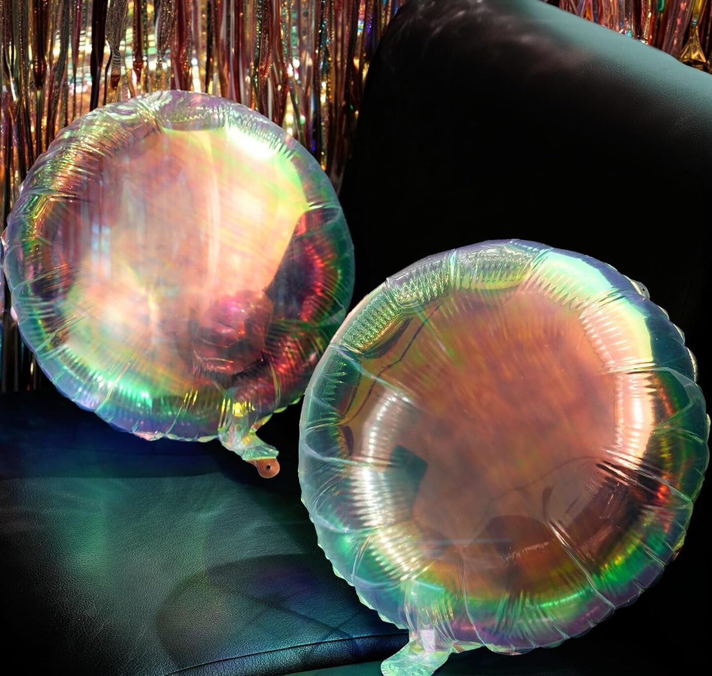 Globos Redondo Iridiscente x5