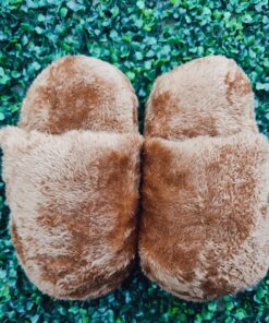 Pantuflon Teddy Marron