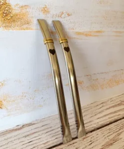 Bombilla Grabada - Corazon