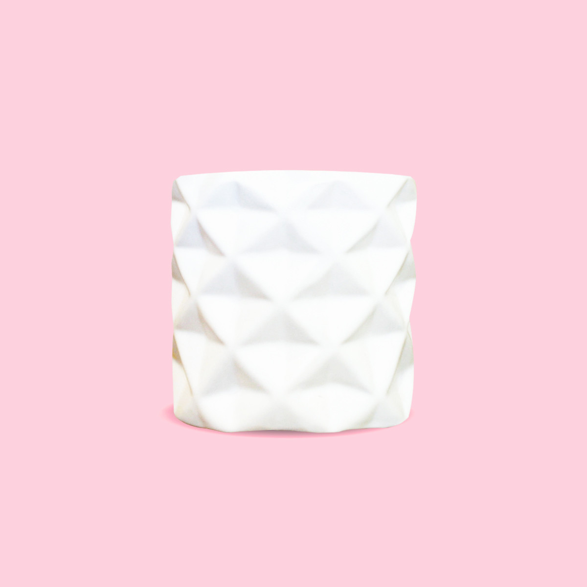 Maceta Cilindro Blanca - Imagen 3