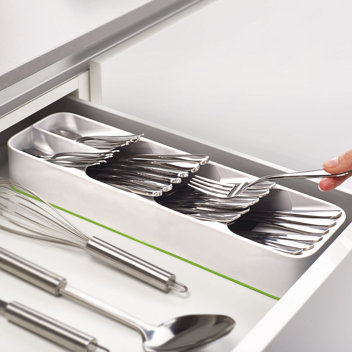 Organizador de Cubiertos Blanco