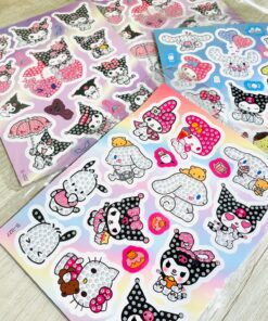 Plancha de Sticker Diamante - Personajes