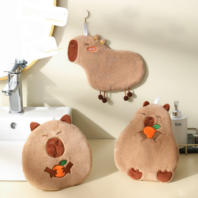 Toalla De Mano Cute - Capybara - Imagen 2