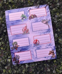 Etiquetas Escolares Licencia Oficial - Avengers