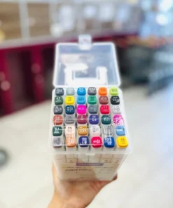 Marcador Doble Punta Tinta Permanente Caja X 36 Colores