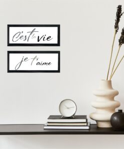 Alternative view of Cuadro Black and White 10*30 - BEAUTY