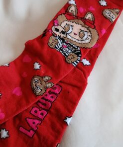 Medias 3/4  - Labubu (Rojo)