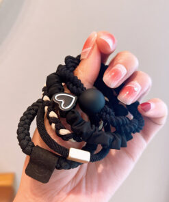 Colita Trenzada - Redonda Black Mix x 5