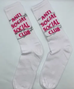 Medias 3/4 - Anti Social (Rosa)