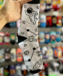 Medias 3/4 - Astronauta (Blanco)