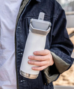 Botella termica Flip Straw