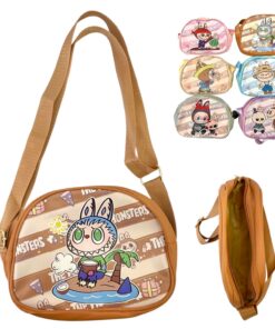 Cartera Rayada - Labubu