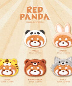 Alternative view of Parche Autoadhesivo Bordado de Tela - Oso