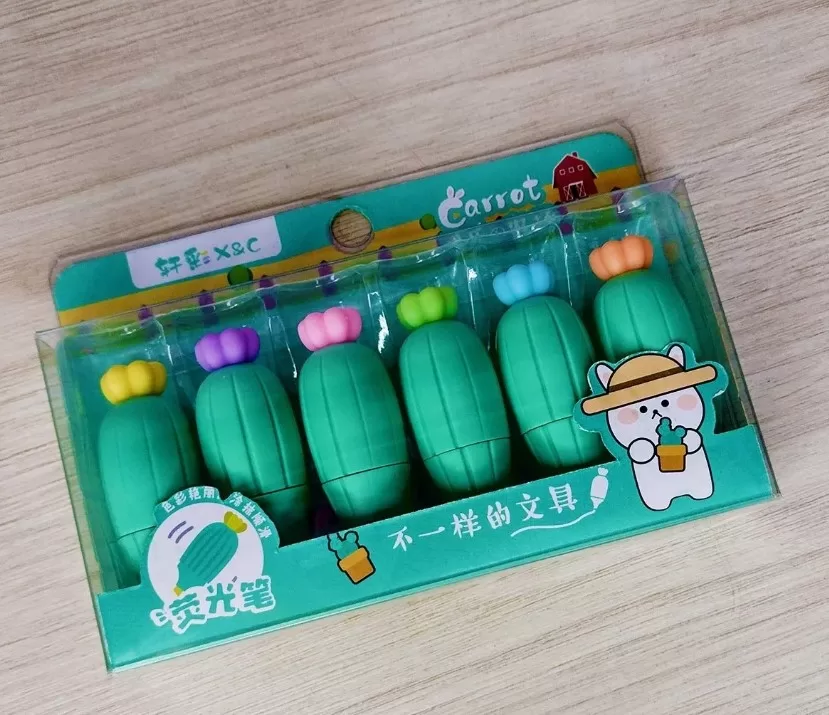 Resaltadores Cactus x6