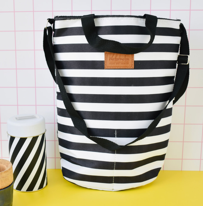 Bolso Cordura Plano Rayas - Imagen 2