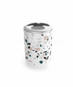 Porta Cepillo Con Divisor - Linea PiedrasTerrazo