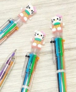 Lapicera 6 Colores - Kitty x3