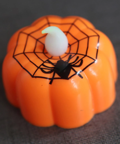 Mini Vela Calabaza - Halloween - Imagen 3