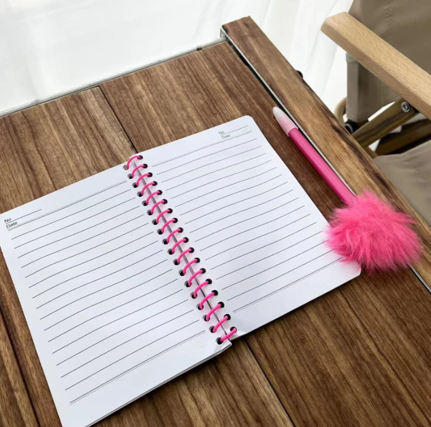 Anotador + Lapicera Pompon