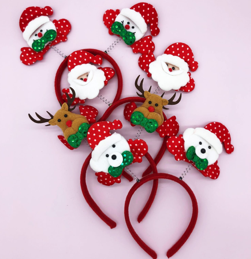 Vincha Navideña - Lunares